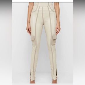 Maniere De Voir Beige Leggings